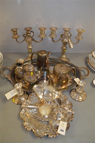 Lot 455 - Silver plate