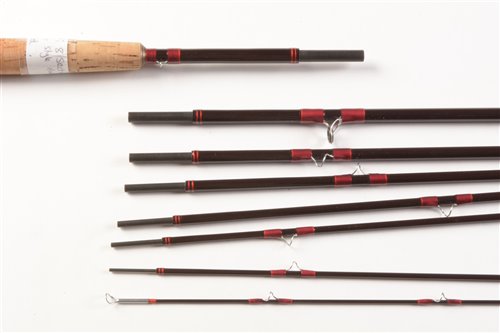 Lot 45 - House of Hardy eight piece carbon rod