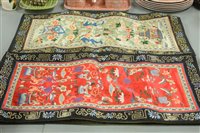 Lot 558 - Eight Chinese tapestries