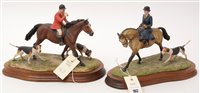 Lot 162 - Border Fine Arts hand painted resin figures