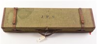 Lot 177 - Shotgun travelling case and cleaning brushes