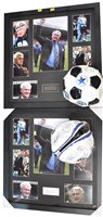 Lot 189 - 2 NUFC Signed balls and two Bobby Robson signed pictures