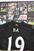 Lot 193 - Demba Ba signed shirt and montage