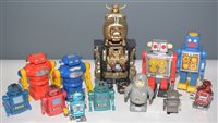 Lot 1052 - Plastic Robots