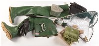 Lot 11 - Daiwa waders and other items