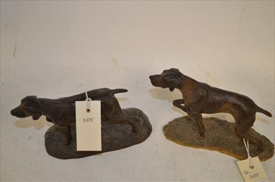 Lot 161 - Two figures of pointers