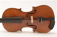 Lot 69 - 3 cased violins
