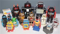 Lot 1057 - Plastic Robots