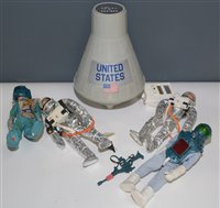 Lot 1475 - Action Man Space Capsule and astronauts