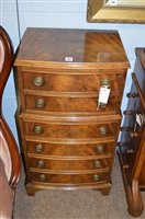 Lot 704 - Mahogany chest of drawers