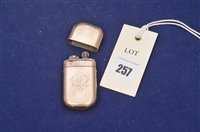 Lot 257 - Gold lighter
