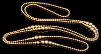 Lot 537 - 9ct gold necklace