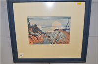 Lot 35 - Hokusai print and two others