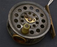 Lot 213 - A Bagnall & Kirkwood Newcastle alloy trout fly fishing reel