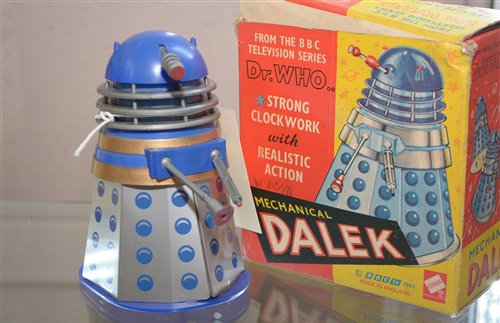 Lot 1857 - Codeg Dalek clockwork toy, boxed