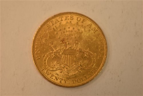 Lot 164 - Twenty Dollar gold coin 1904