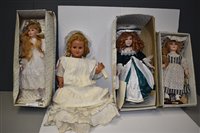 Lot 1182 - Four dolls