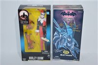 Lot 1487 - Two signed Batman action figures