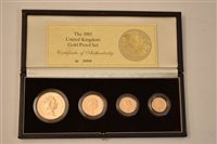 Lot 176 - 1985 gold proof set