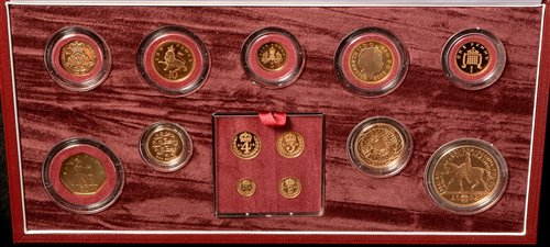 Lot 177-Golden Jubilee gold proof set