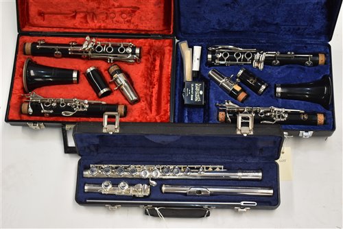 Lot 20 - two clarinets and a flute