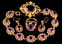 Lot 526 - Amethyst jewellery