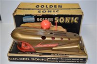 Lot 1108 - Golden Sonic space ship