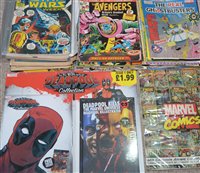 Lot 1736 - British reprint comics by Marvel.