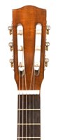 Lot 164 - A Hokada three-quarte size classical guitar.