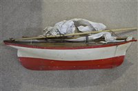 Lot 1966 - Pond yacht