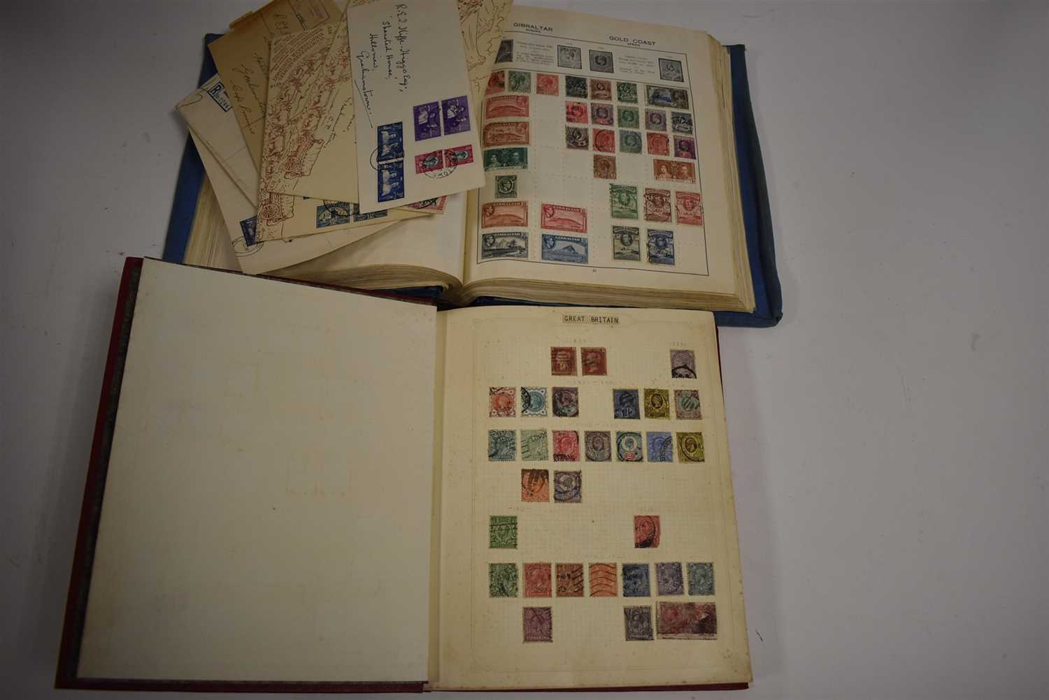Lot 4 - Two albums of stamps British and Commonwealth.