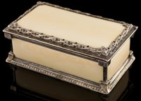 Lot 390 - Omar Ramsden silver and ivory box