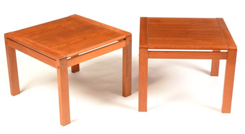 Lot 61 - A pair of mid 20th Century teak coffee tables.