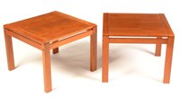 Lot 61 - A pair of mid 20th Century teak coffee tables.