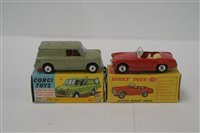 Lot 1979 - Corgi Mini van and a Dinky Austin Healey