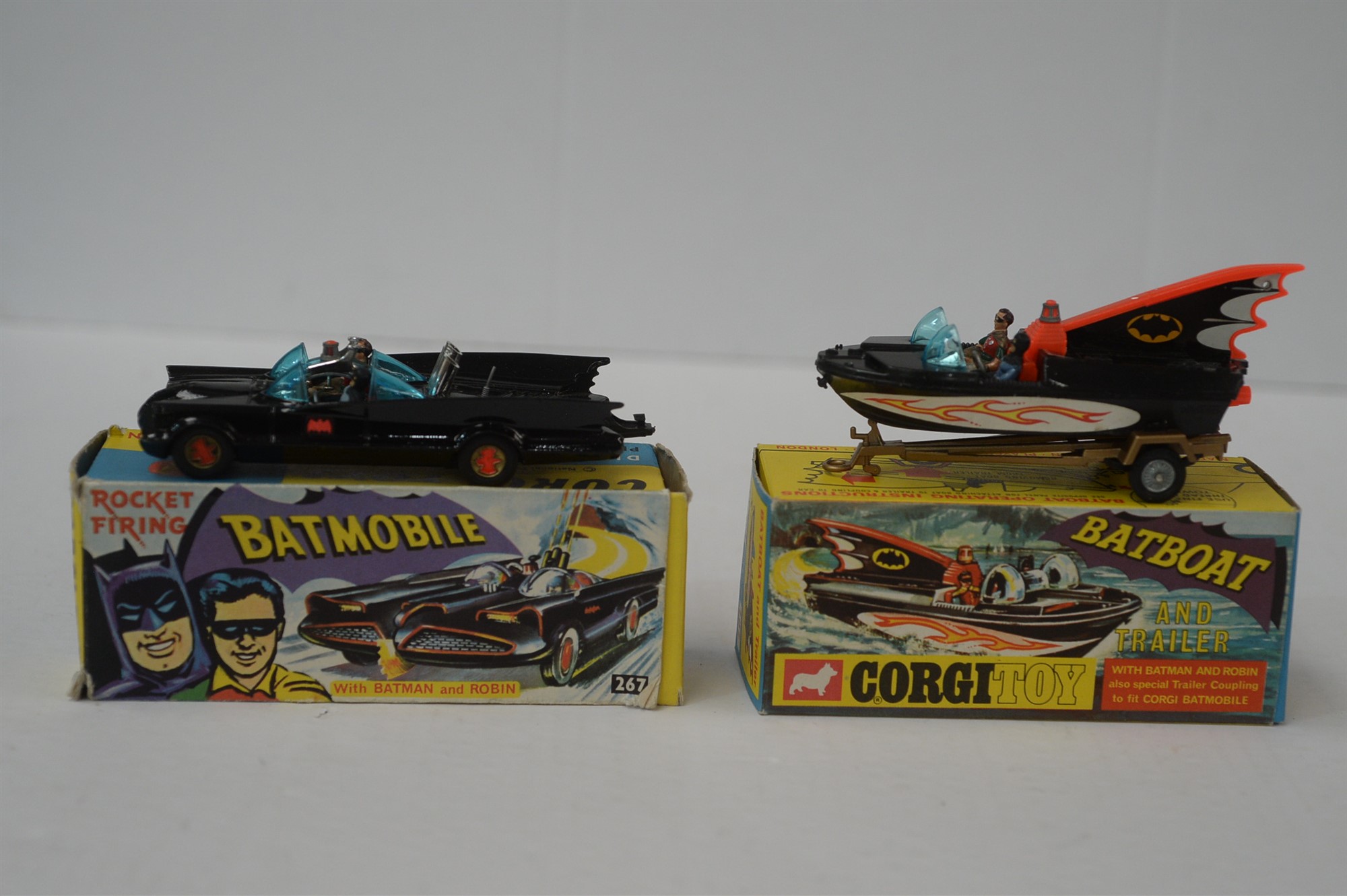 corgi batmobile and batboat