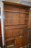 Lot 701 - Oak open bookcase