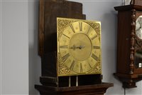 Lot 781 - F Sillito Uttoxeter single dial longcase clock