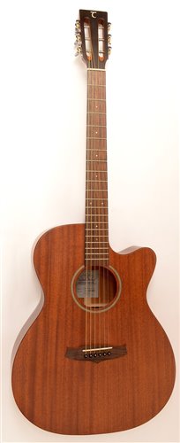 Lot 153 - Tanglewood TW130 SM CE mahogany Guitar and soft case