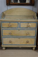 Lot 607 - Painted chest of drawers