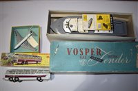 Lot 1992 - Dinky D.H. Comet airliner; Coach and Vosper boat