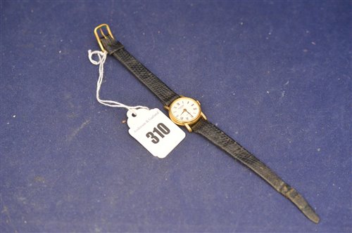 Lot 310 - Le Royer 18ct watch