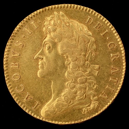 Lot 170 - James II gold five guineas
