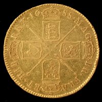 Lot 170 - James II gold five guineas
