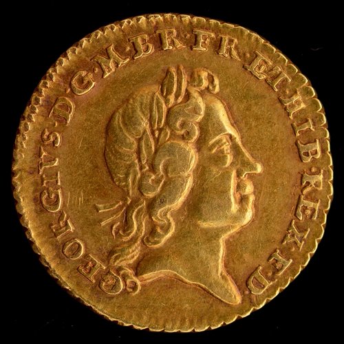 Lot 175 - George I gold quarter-guinea