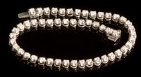 Lot 512 - Diamond line bracelet