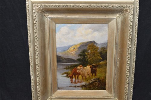 Lot 620 - Henry Calvert oil painting