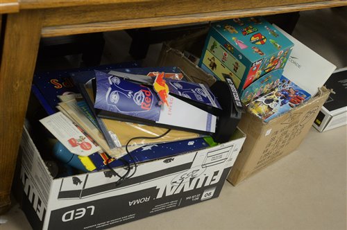 Lot 351 - Two boxes of toys