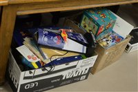 Lot 351a - Two boxes of toys