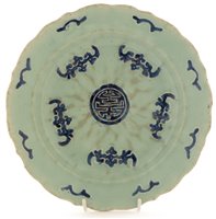 Lot 8 - Chinese porcelain plate.